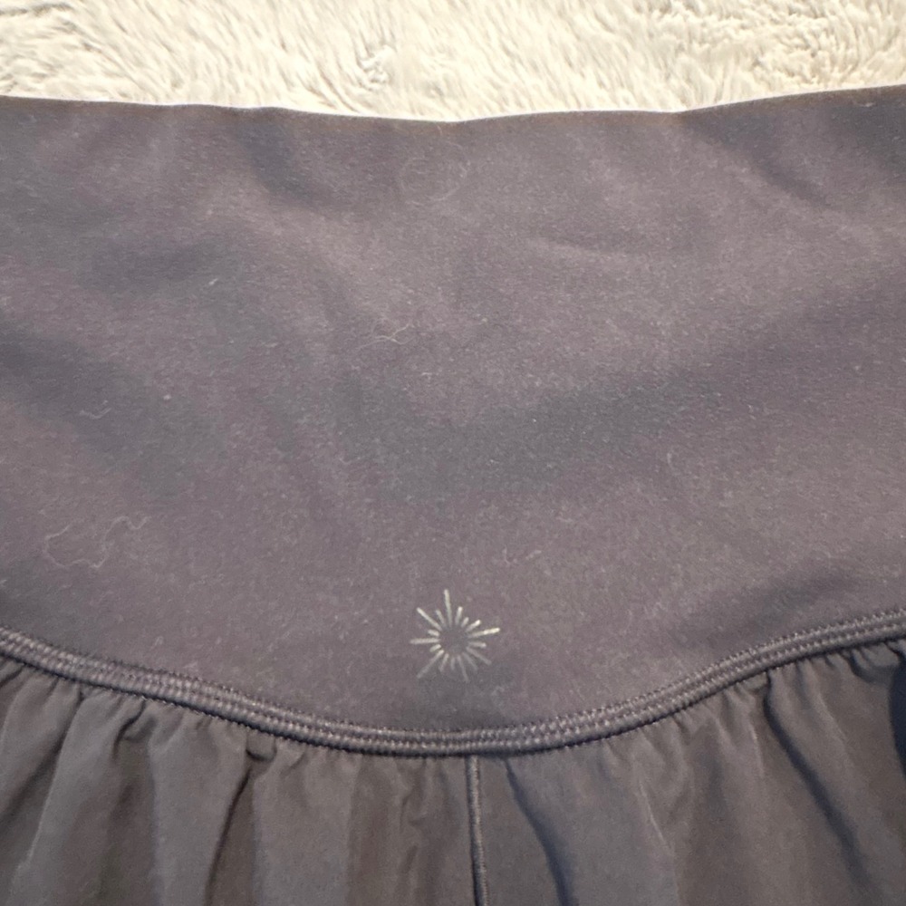 OFFLINE Aerie Real Good V-Waist Lined Shorts Black Pockets XL Flirty Sporty - Picture 6 of 8